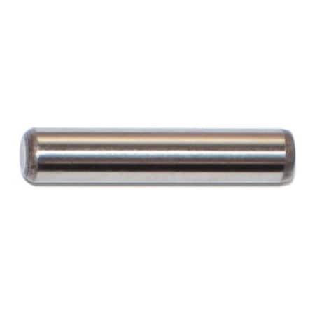 Midwest Fastener 1/4" x 1-1/4" Plain Steel Dowel Pins 10PK 76393